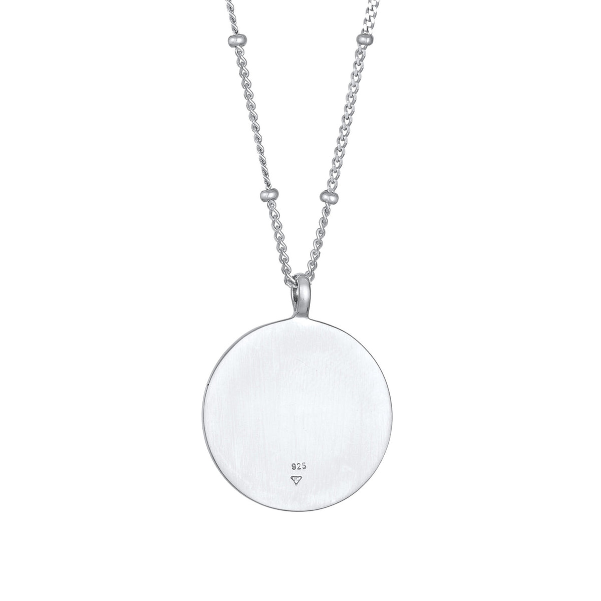 Silber - Elli | Kugel-Halskette Münze | 925er Sterling Silber
