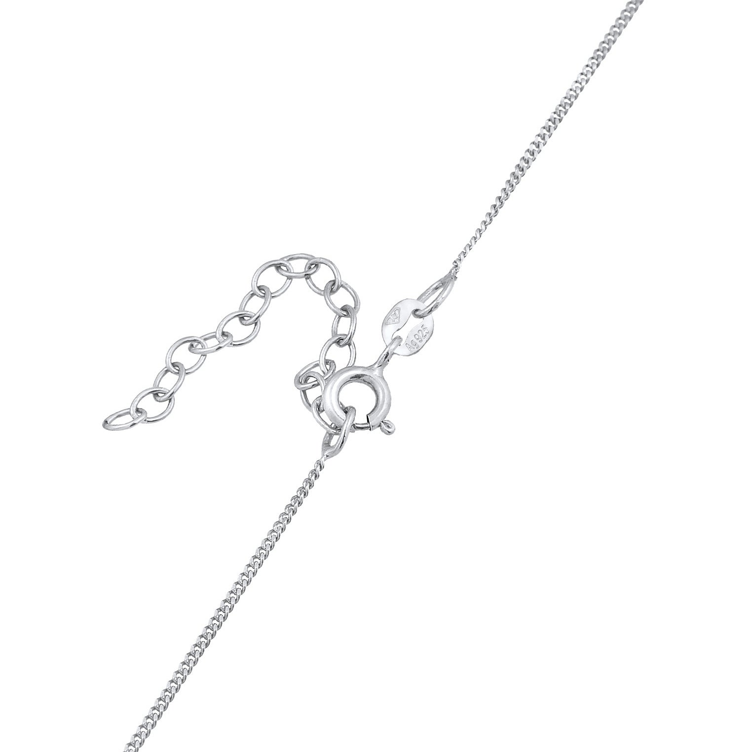 Silber - Elli | Choker Muschel Anhänger | 925er Sterling Silber