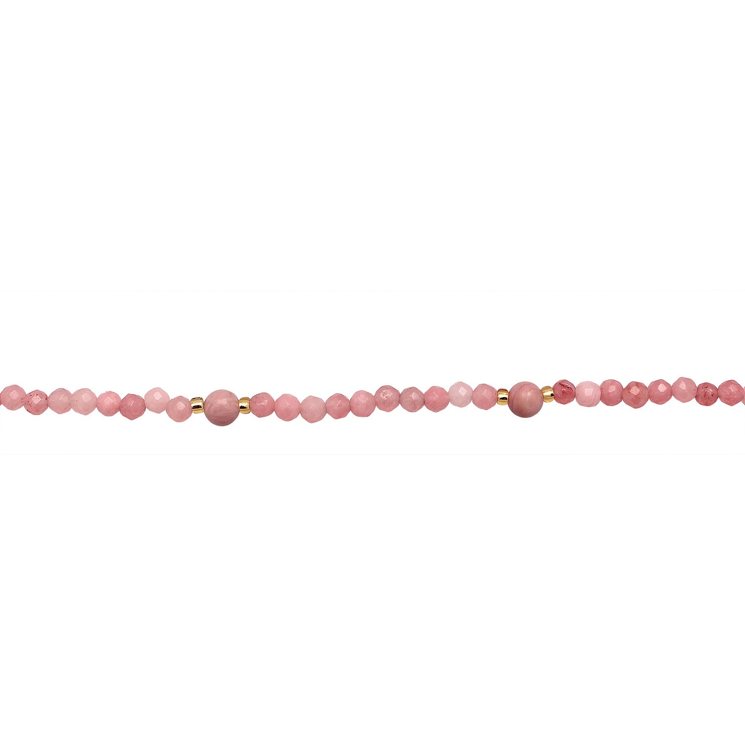 Pink - Elli PREMIUM | Armband Beads | Achat | 925er Sterling Silber Vergoldet