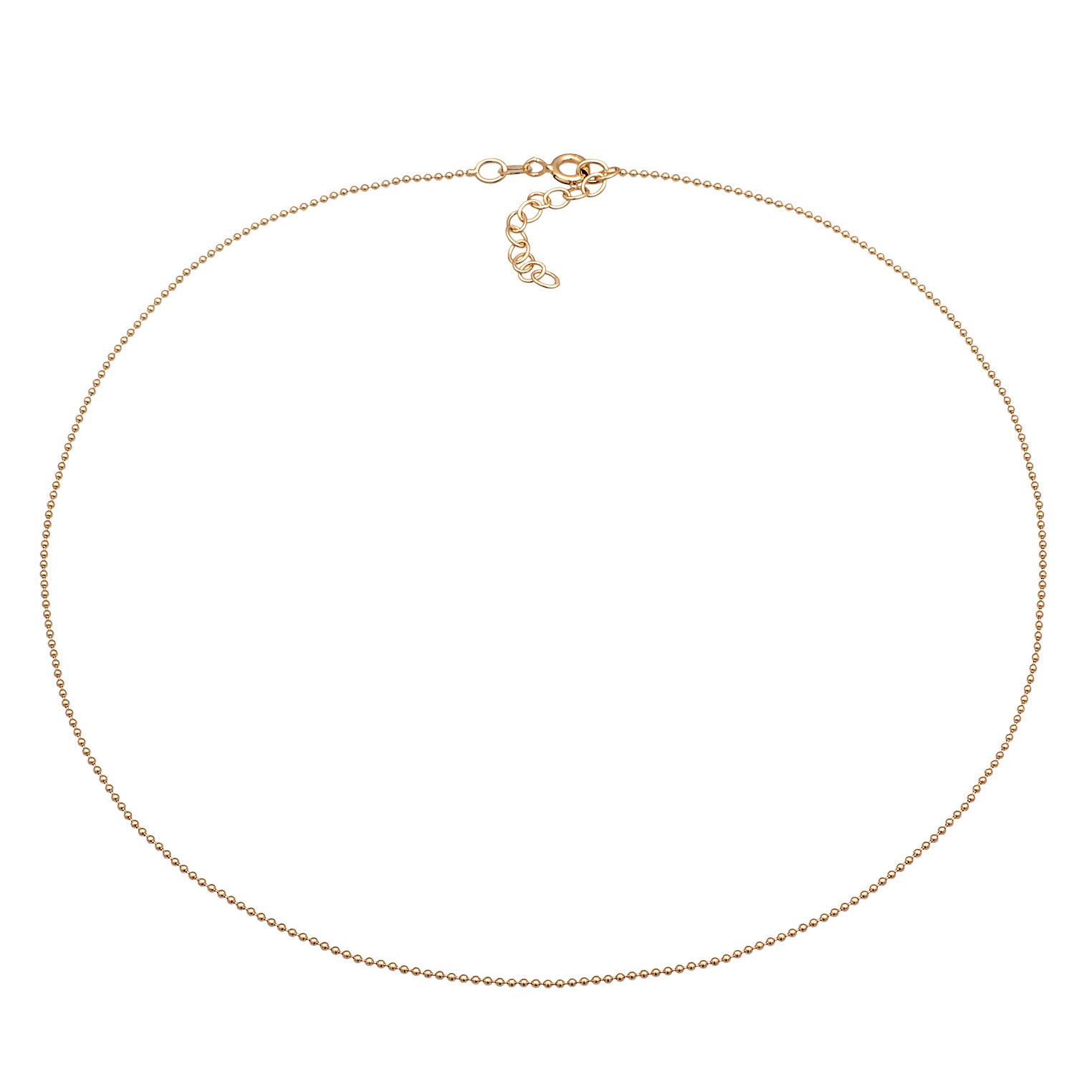 Gold - Elli | Choker Kugeln | 925er Sterling Silber Vergoldet