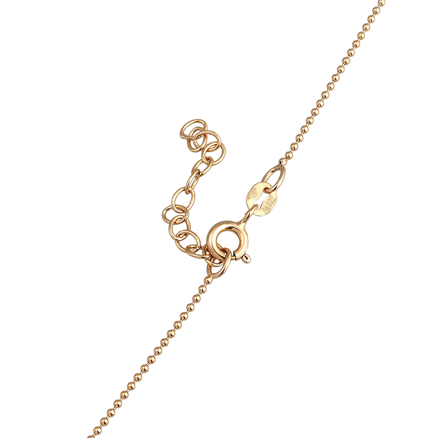 Gold - Elli | Choker Kugeln | 925er Sterling Silber Vergoldet