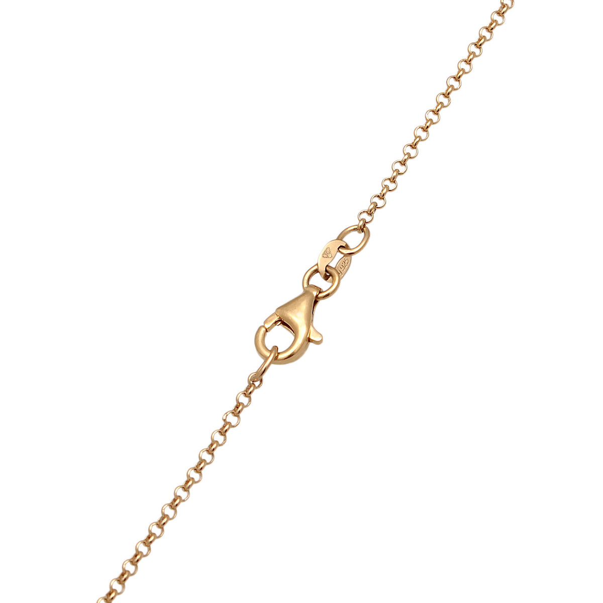 Gold - Elli | Y-Halskette Plättchen | 925er Sterling Silber Vergoldet