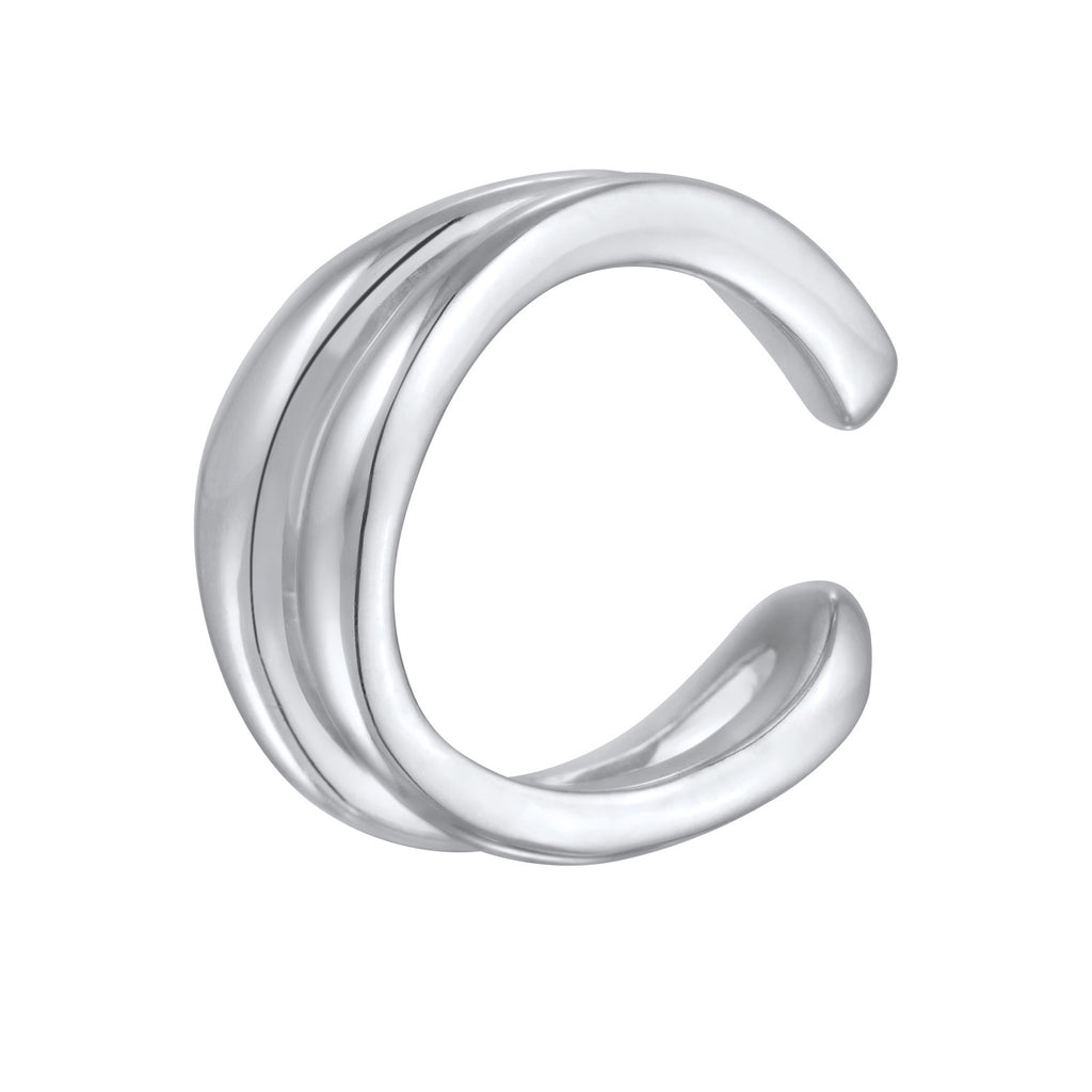 Silber - Elli PREMIUM | Single Earcuff Organic |925er Sterling Silber
