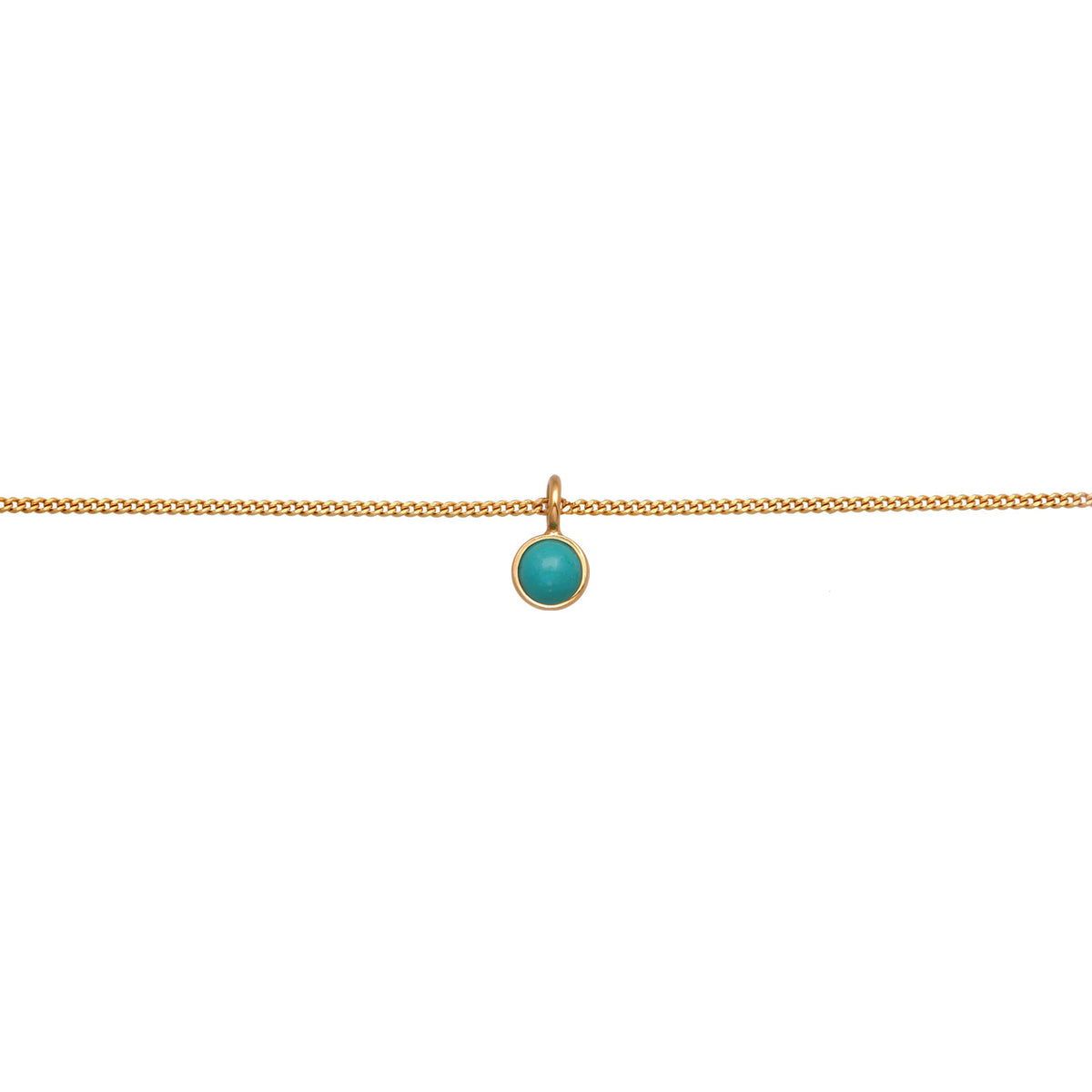 Gold - Elli | Choker | Howlith (türkis)| 925er Sterling Silber vergoldet
