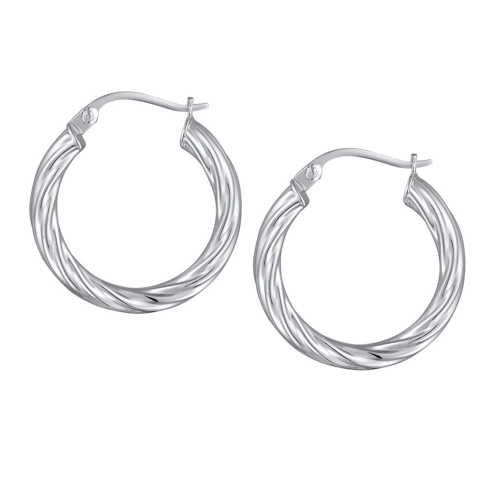 Silber - Elli | Ohrstecker | Creolen | 925 Sterling Silber