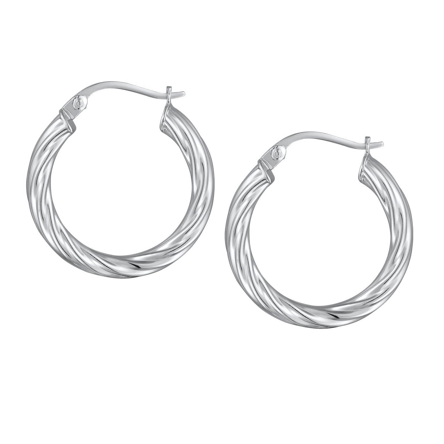 Silber - Elli | Ohrstecker | Creolen | 925 Sterling Silber