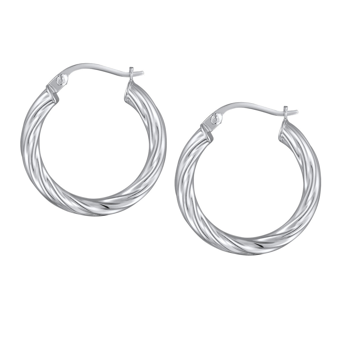 Silber - Elli | Ohrstecker | Creolen | 925 Sterling Silber