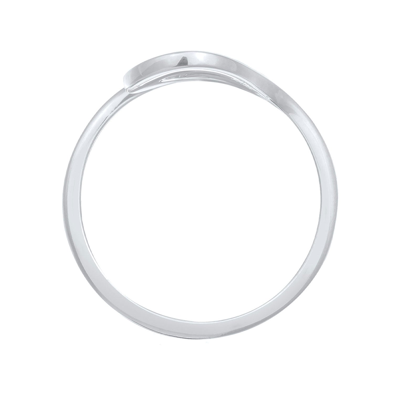 Silber - Elli | Ring Welle Organic | 925er Sterling Silber
