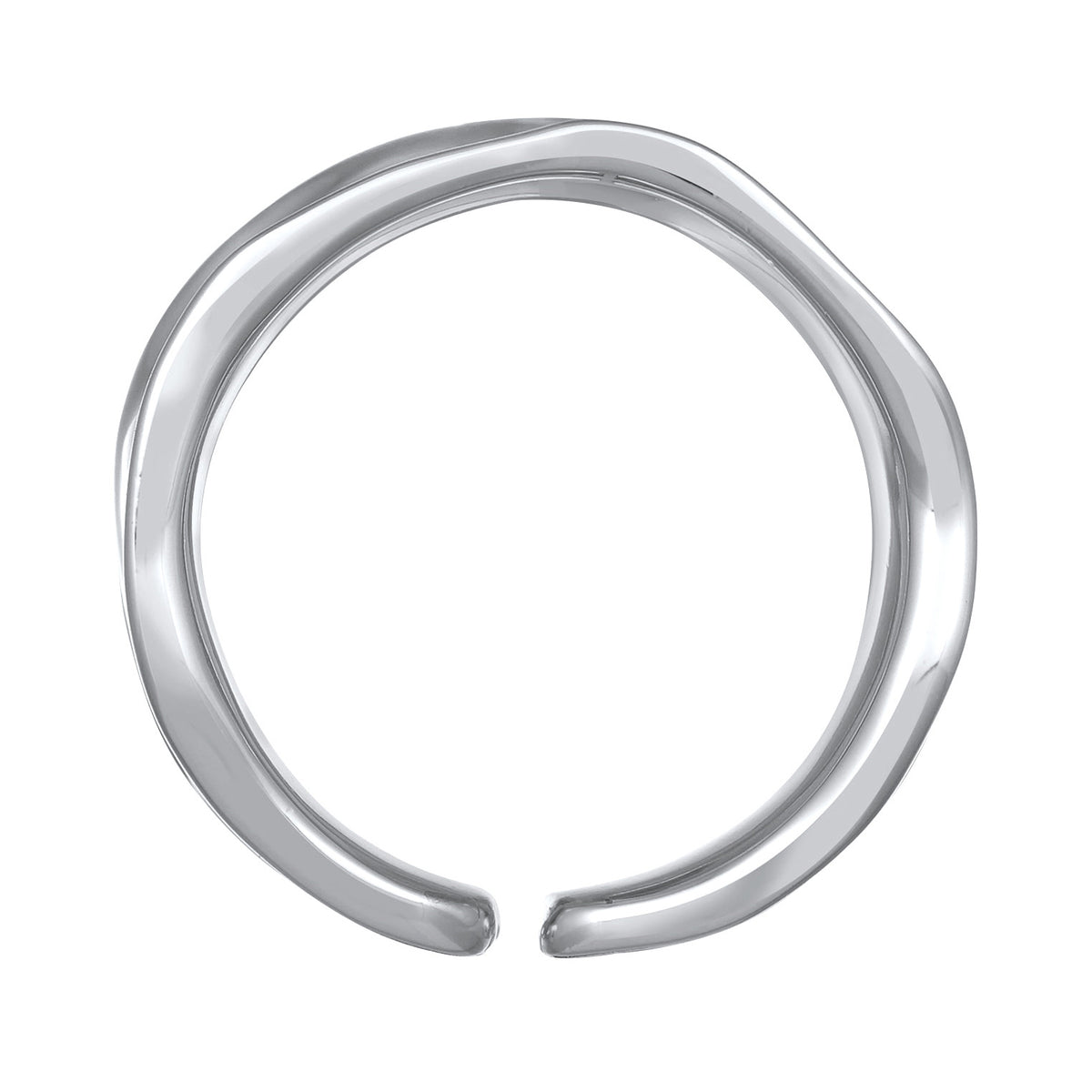 Silber - Elli | Bandring Offen Organic | Messing
