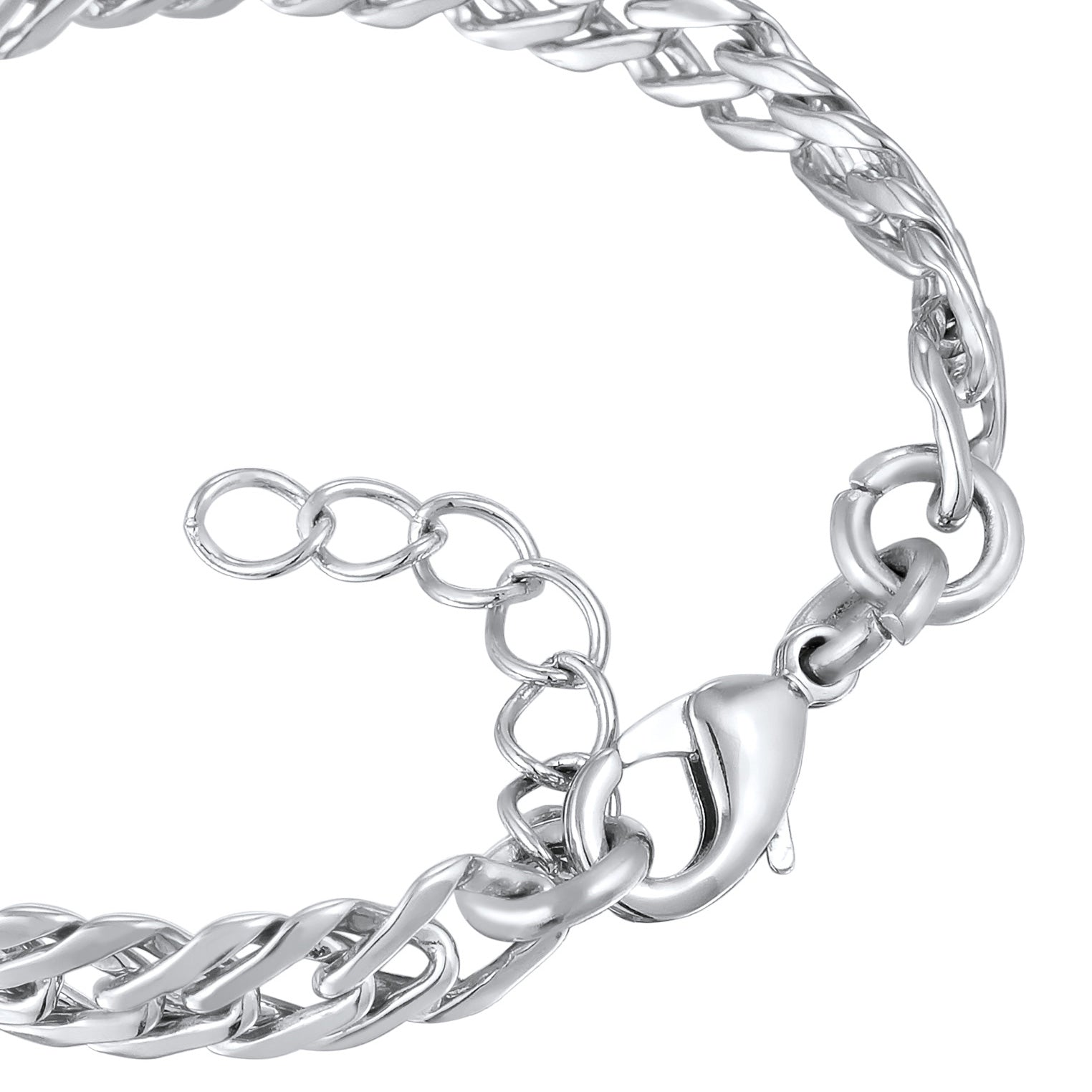 Silber - Elli | Glieder-Armband | Messing