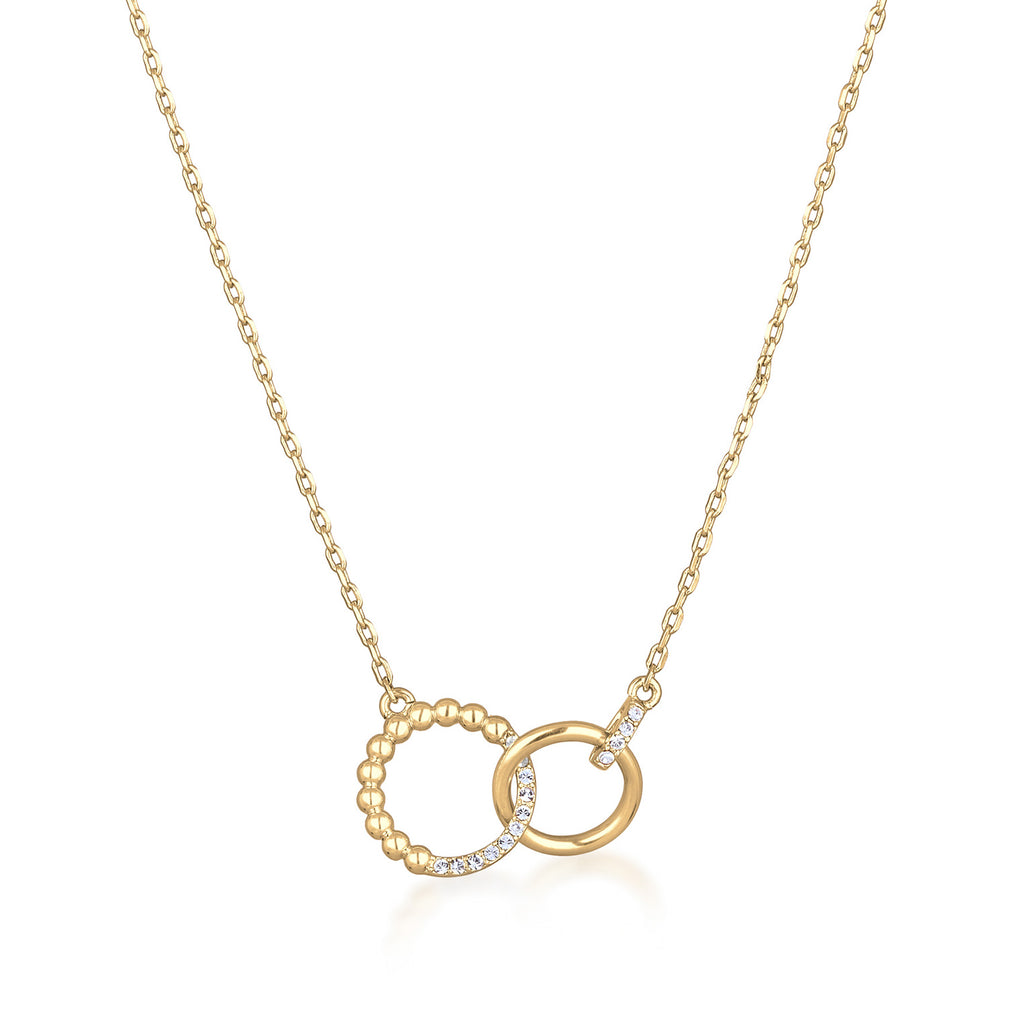 Gold - Elli | Ringe Infinity Kristalle Goldfarben