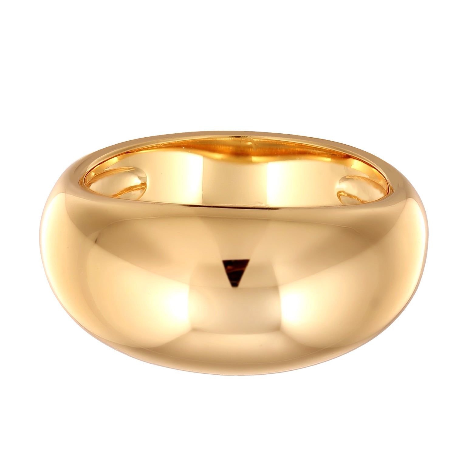 Gold - Elli | Chunky Ring | Messing | Goldfarben