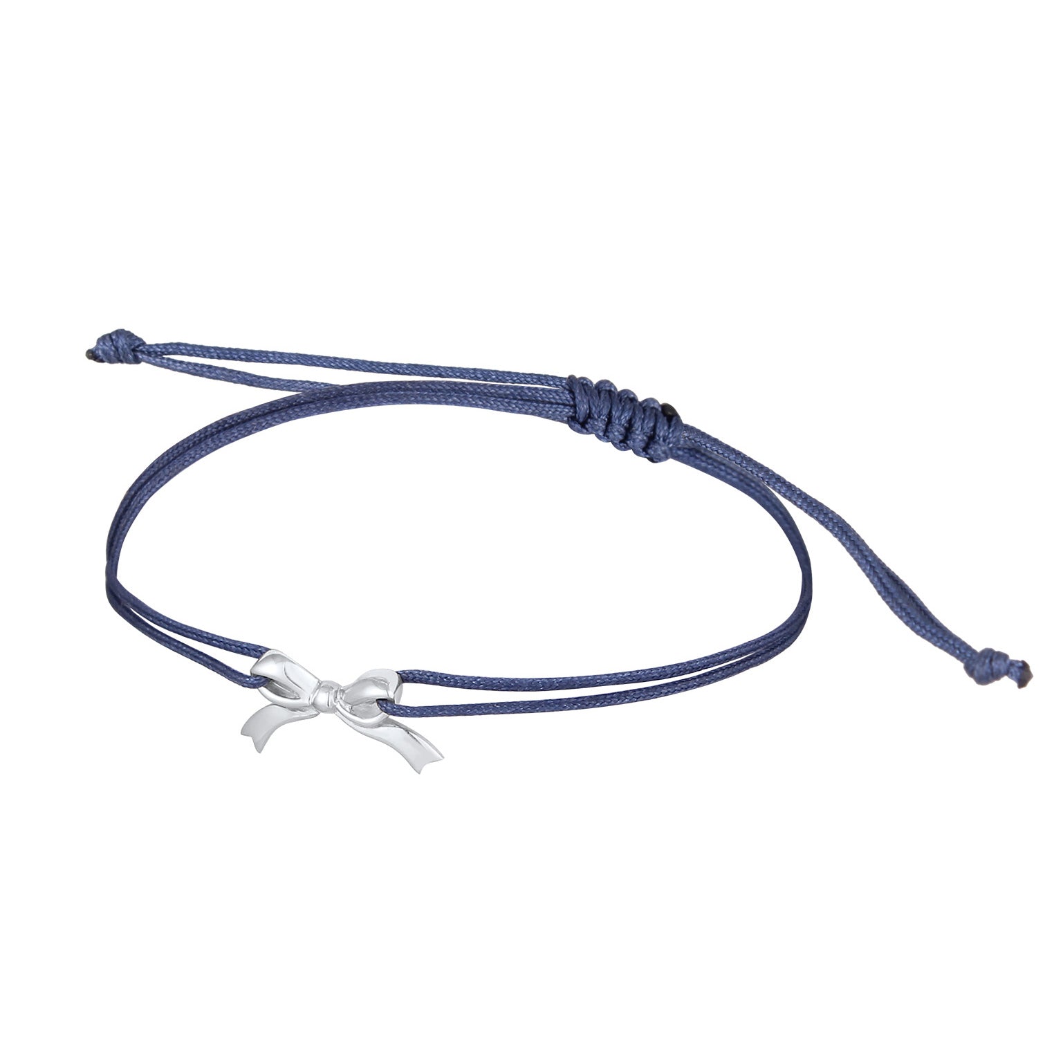 Blau - Elli | Armband Schleife | Blau | 925 Sterling Silber