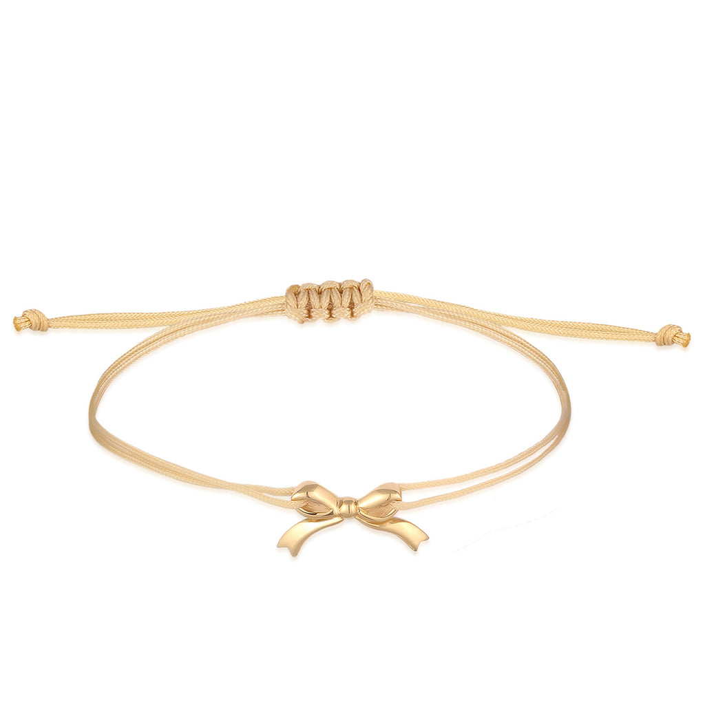 Gold - Elli | Elli Armband Ribbon | 925 Sterling Silber vergoldet
