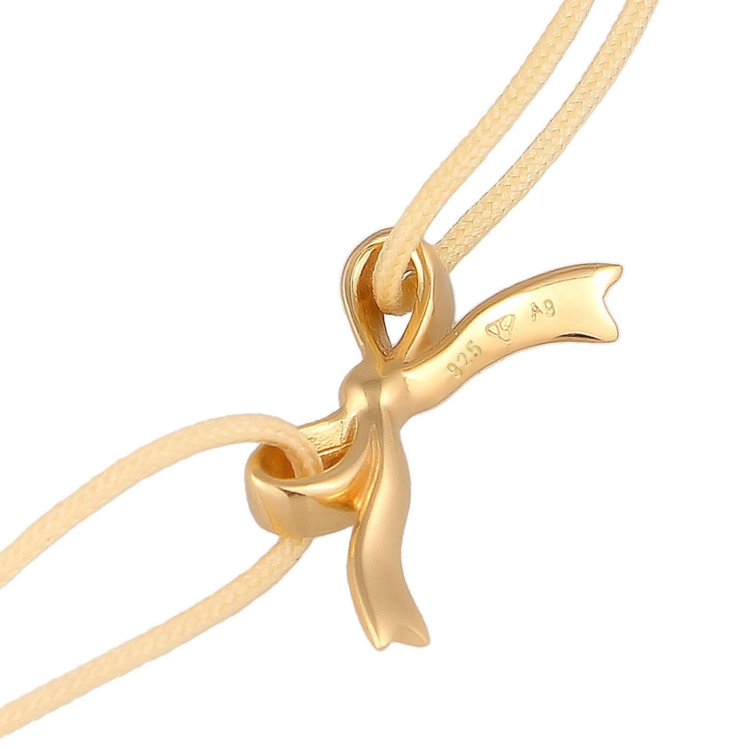 Gold - Elli | Elli Armband Ribbon | 925 Sterling Silber vergoldet