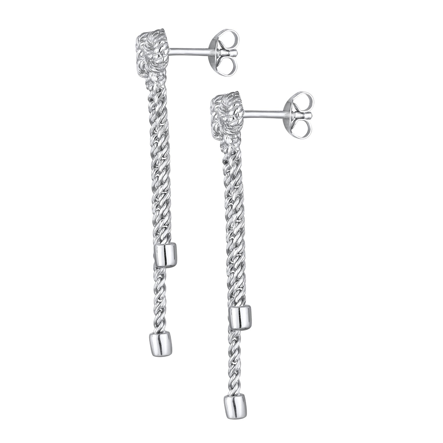 Silber - Elli | Ohrstecker Schleife | 925 Sterling Silber