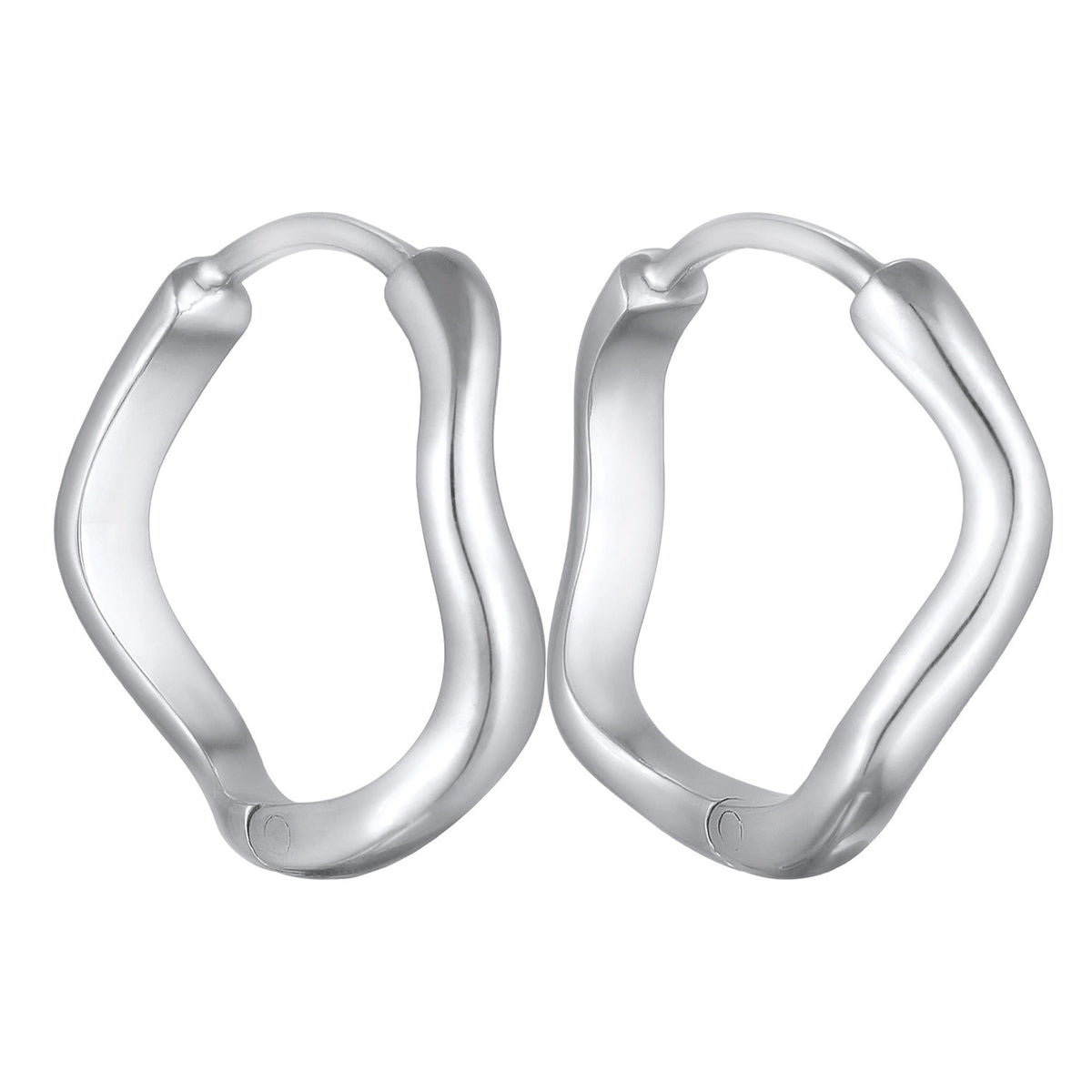 Silber - Elli | Creolen Organic | 925 Sterling Silber