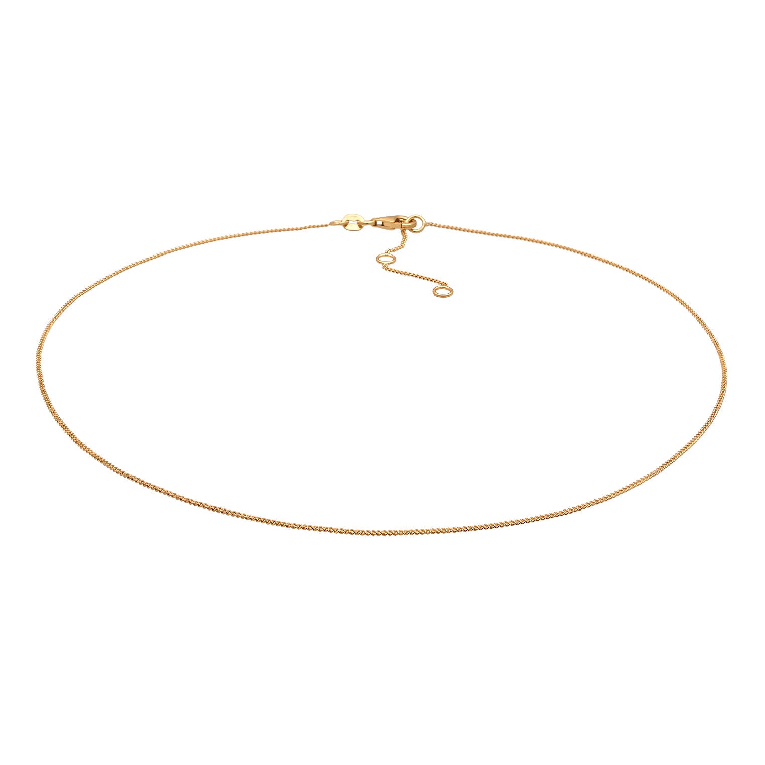 Gold - Elli | Choker Basic | 925 Sterling Silber vergoldet