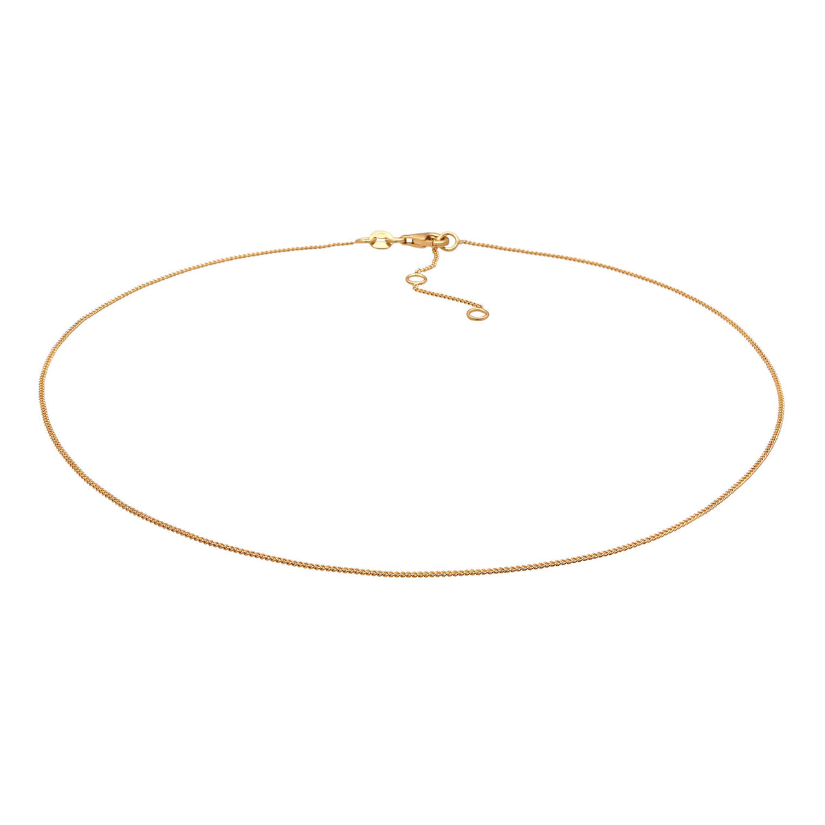 Gold - Elli | Choker Basic | 925 Sterling Silber vergoldet
