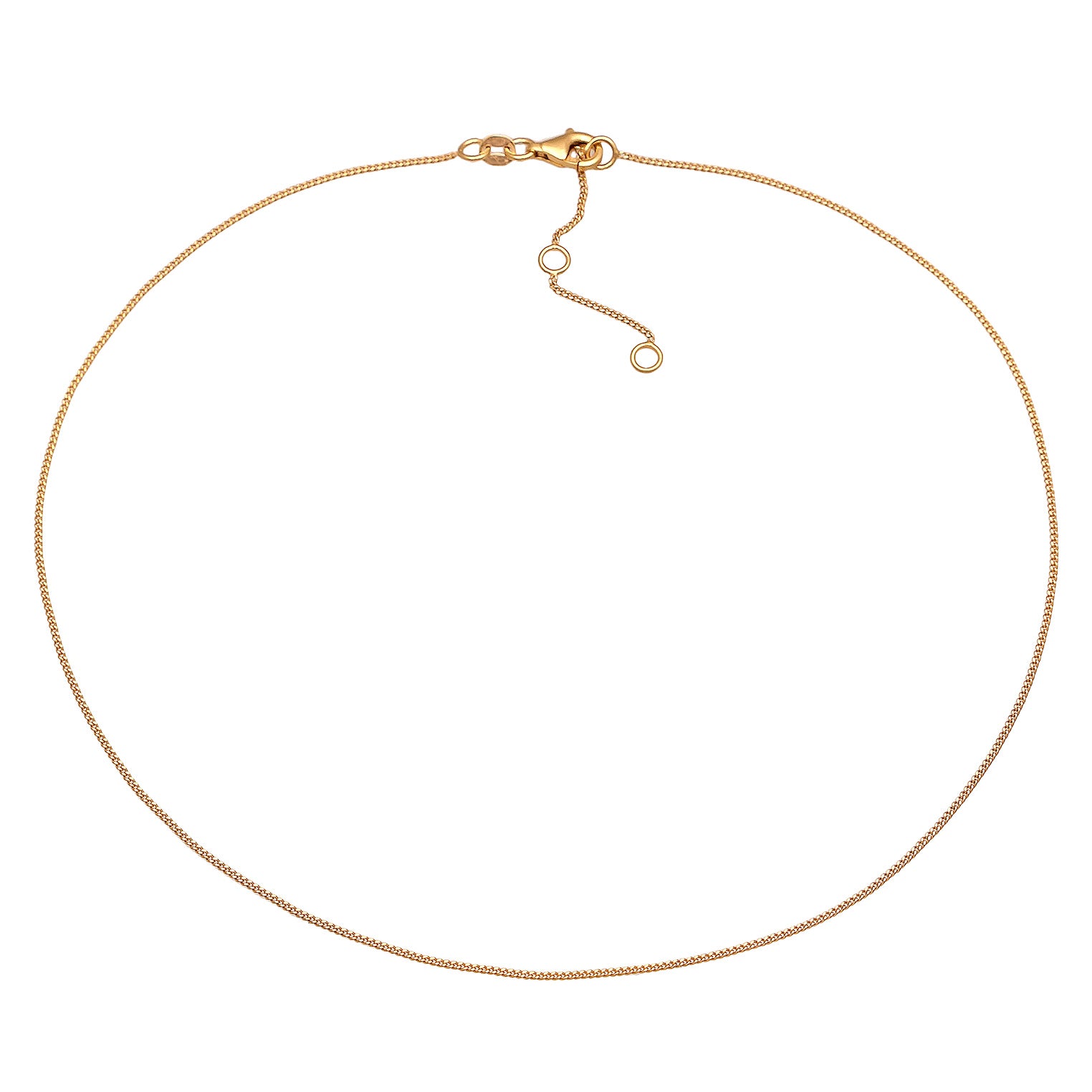 Gold - Elli | Choker Basic | 925 Sterling Silber vergoldet