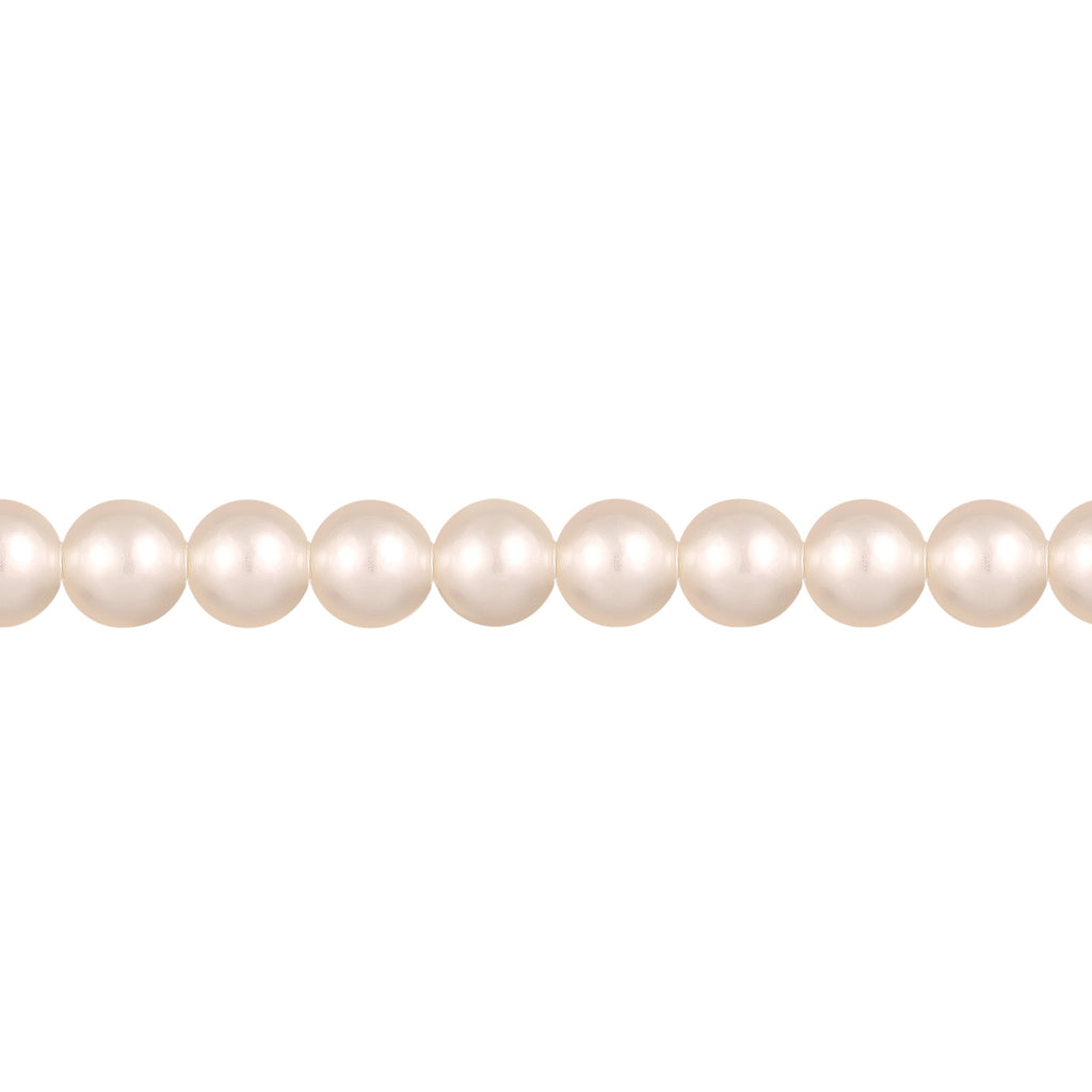 Weiß - Elli | Choker S-Verschluss | Synth. Perlen | 925 Sterling Silber vergoldet
