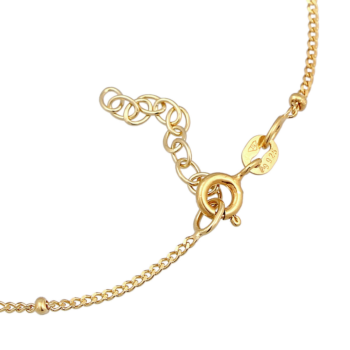 Gold - Elli | Handkette Kugeln | 925 Sterling Silber vergoldet