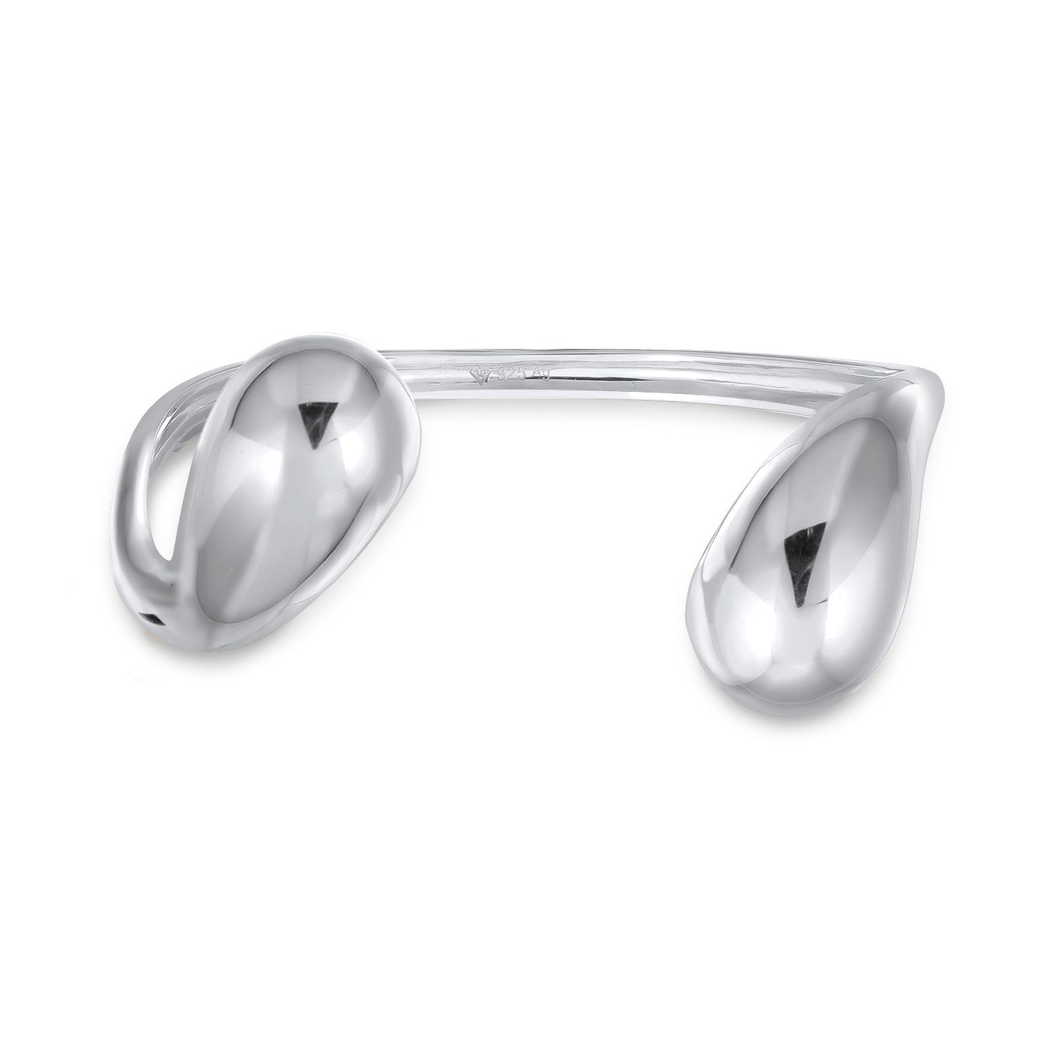 Silber - Elli PREMIUM | Armreif Tropfen | 925 Sterling Silber