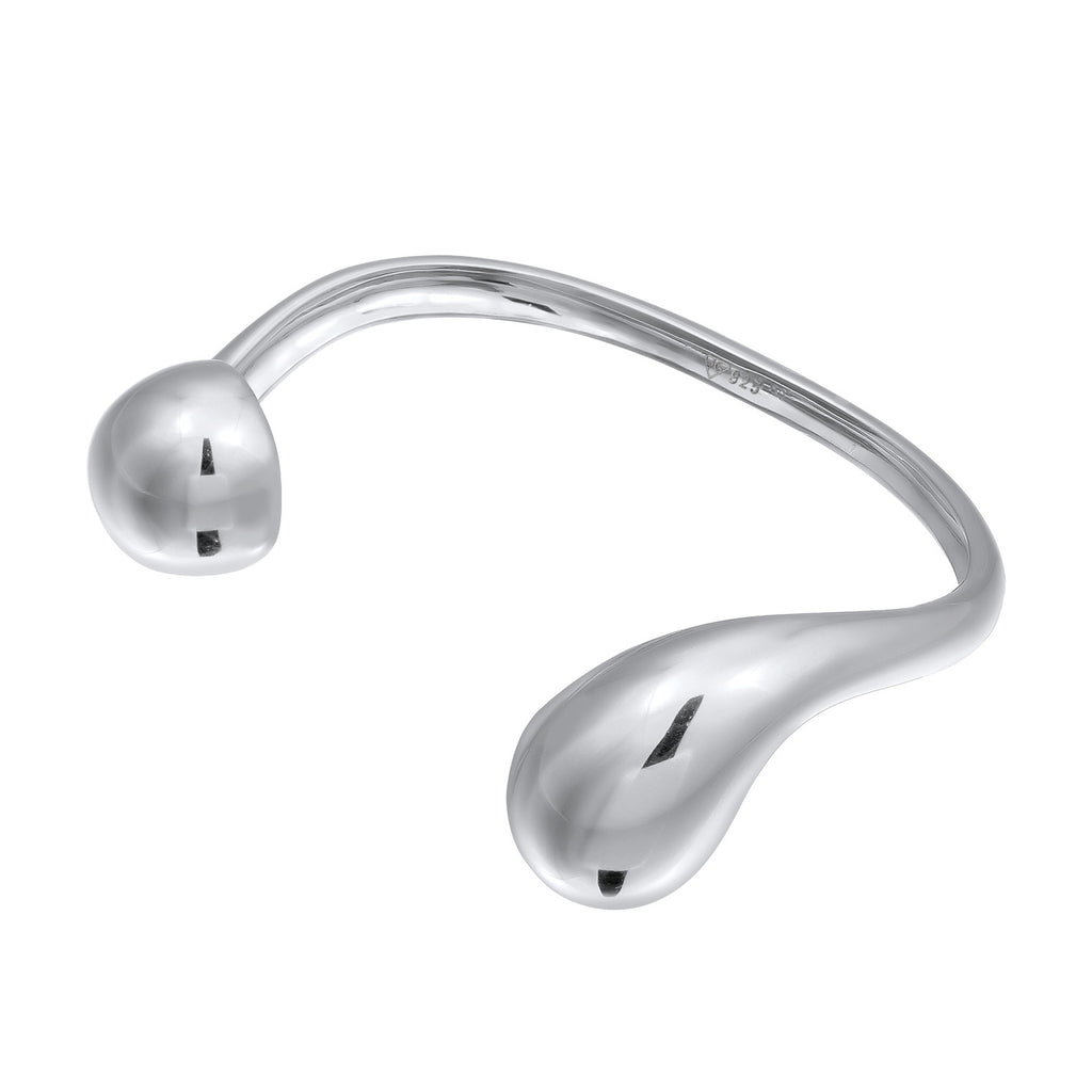 Silber - Elli PREMIUM | Armreif Tropfen | 925 Sterling Silber