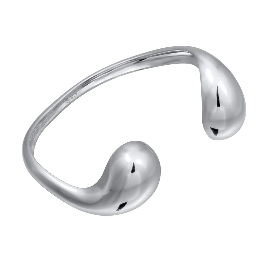 Silber - Elli PREMIUM | Armreif Tropfen | 925 Sterling Silber