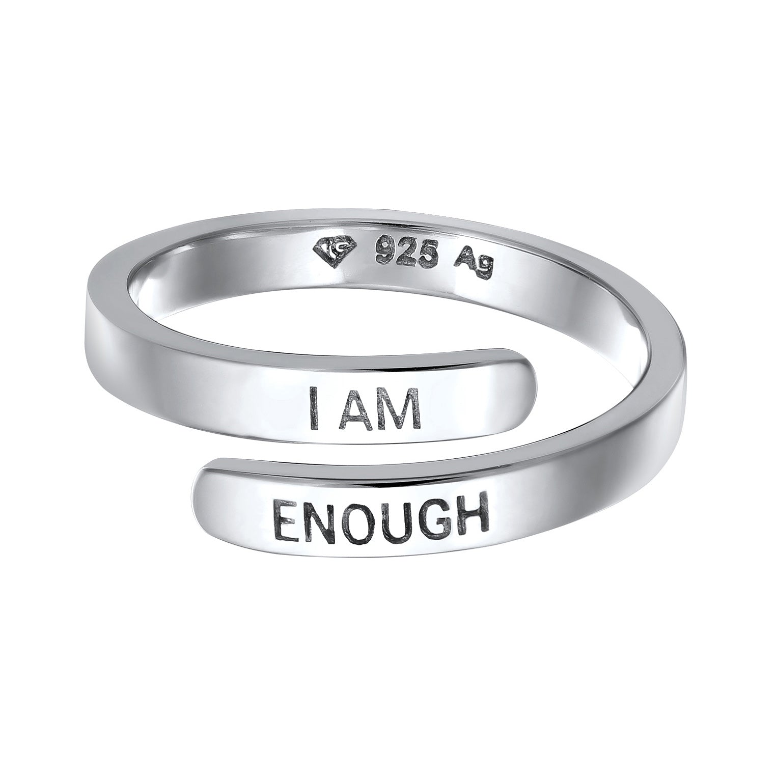 アクセサリー Good Enough 90s ring silver 925 19mm Amazon.com: UCADRIT I am Enough Rings 925 Sterling Silver
