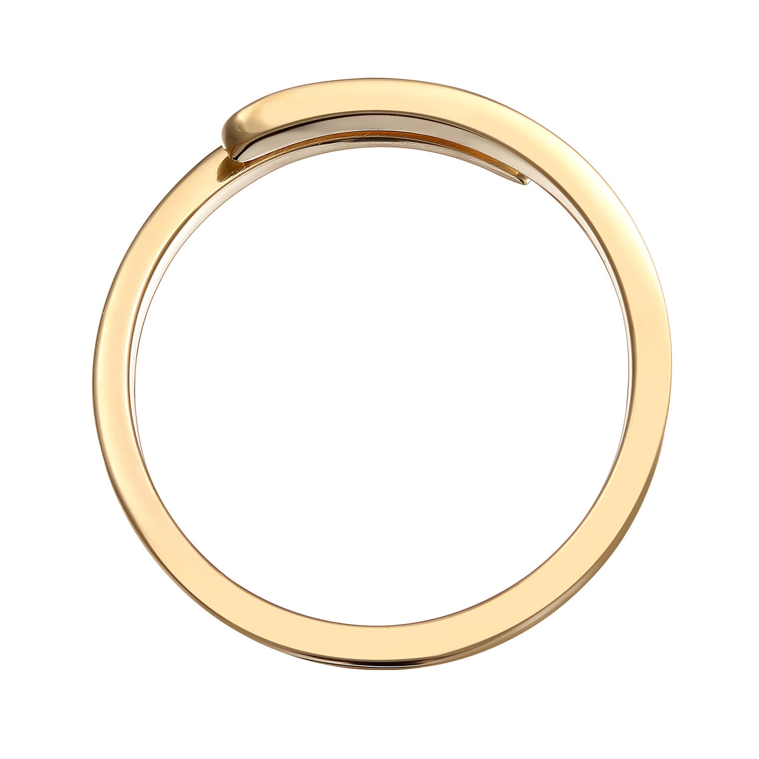 Gold - Elli | Wickelring I AM ENOUGH | 925 Sterling Silber vergoldet