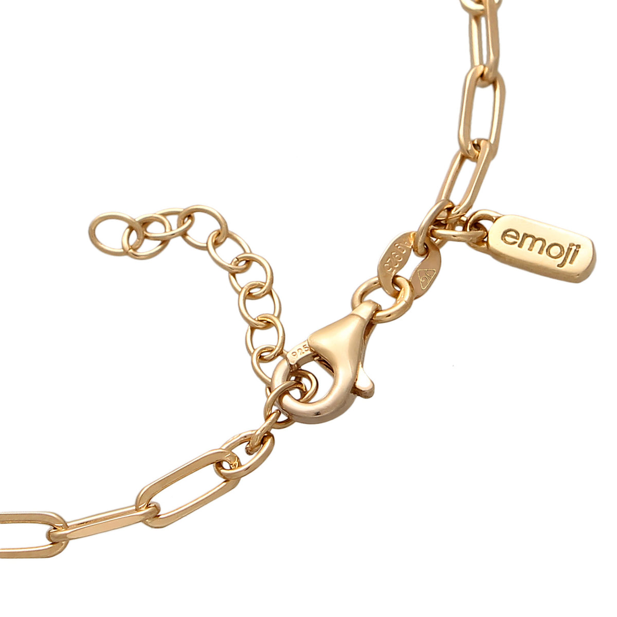 Gold - Elli | Glieder-Armband | 925 Sterling Silber vergoldet