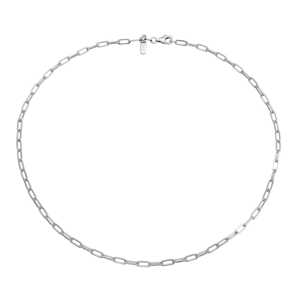 Silber - Elli | Glieder-Halskette | 925 Sterling Silber