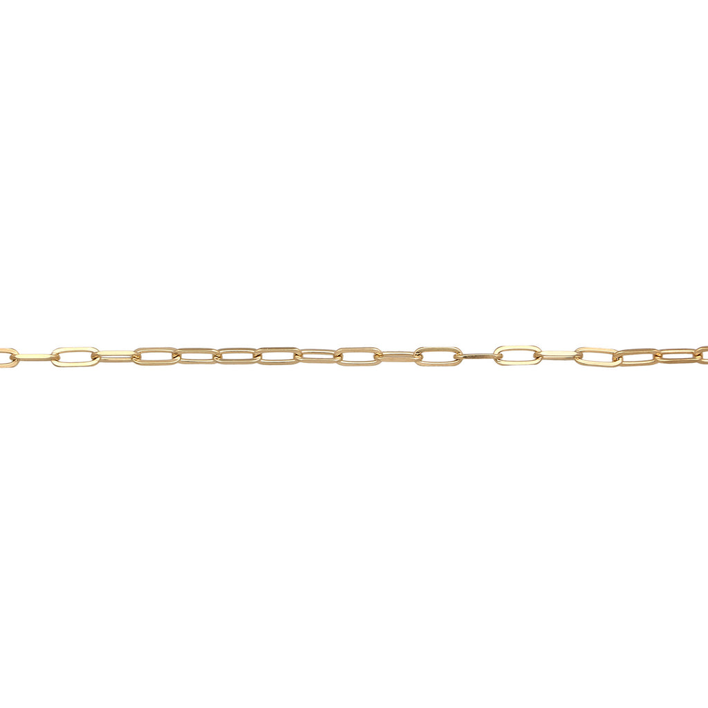 Gold - Elli | Glieder-Halskette | 925 Sterling Silber vergoldet