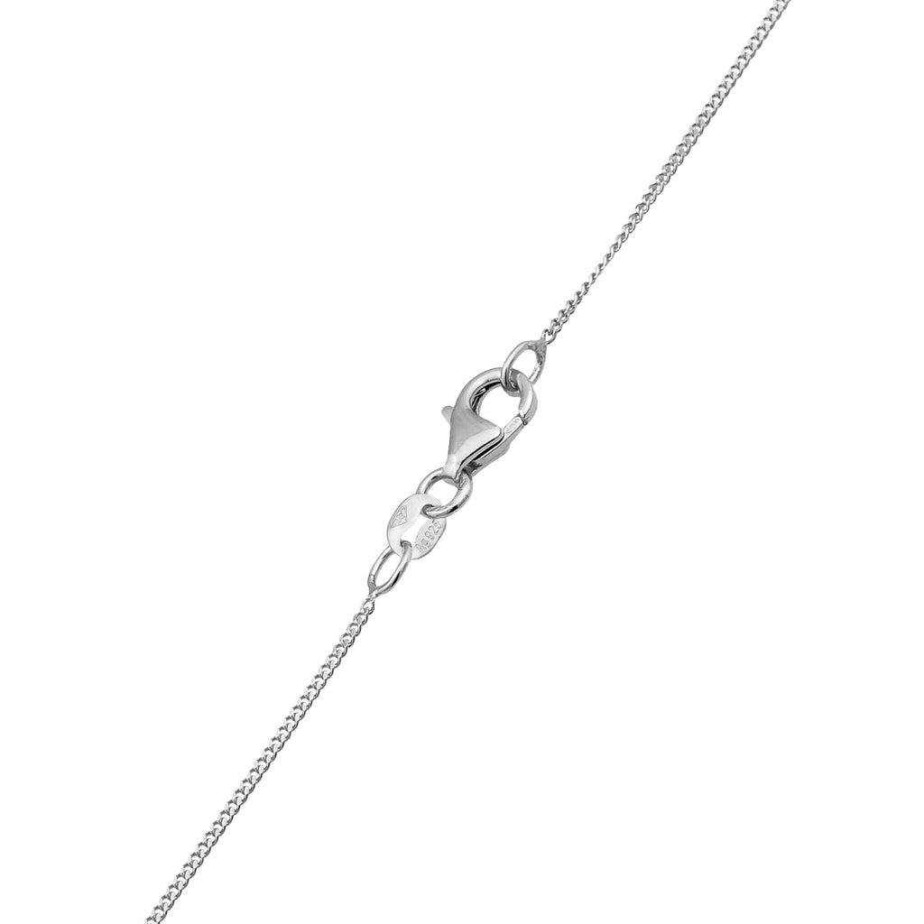 Silber - Elli | Halskette Plättchen LOVE YOUSELF FIRST | 925 Sterling Silber