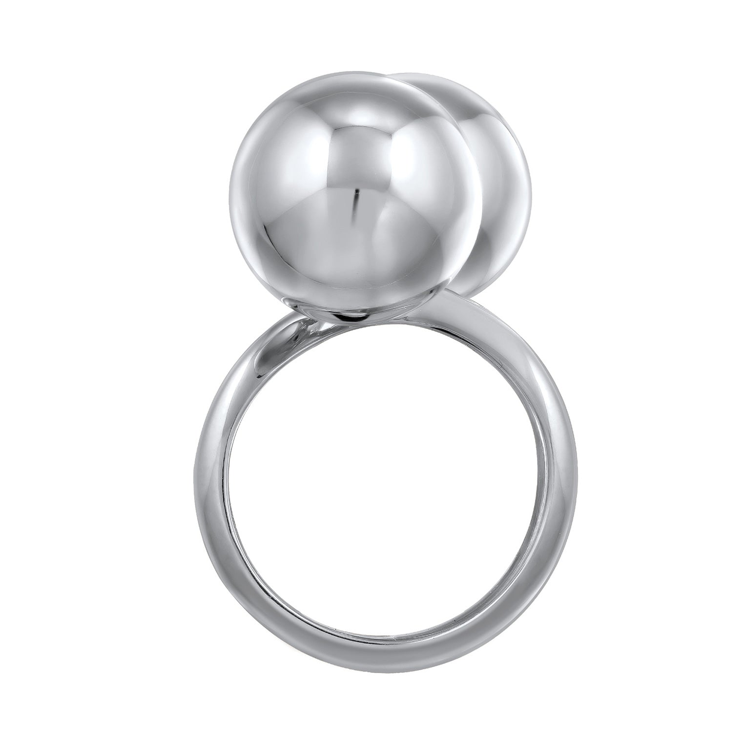 Silber - Elli PREMIUM | Ring Kugeln Chunky | 925 Sterling Silber