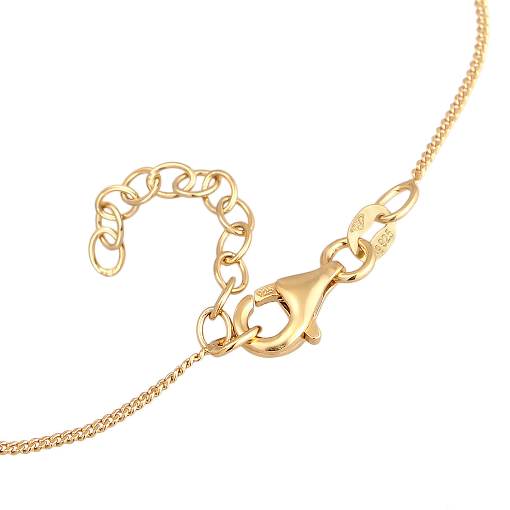 Gold - Elli | Armband Sonne | 925 Sterling Silber vergoldet