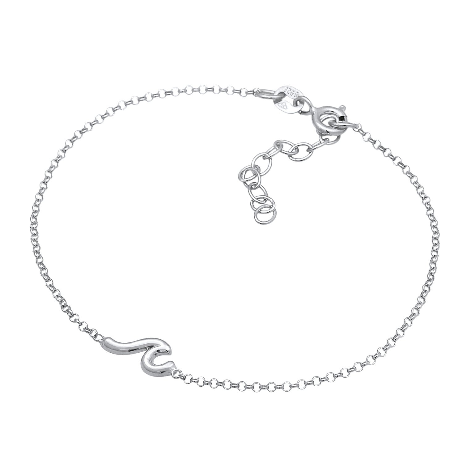 Silber - Elli | Armband Welle | 925er Sterling Silber