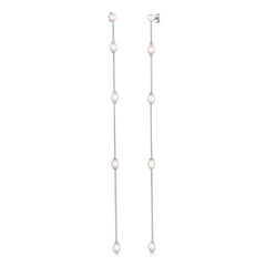Chain Earrings | Freshwater Cultured Pearls