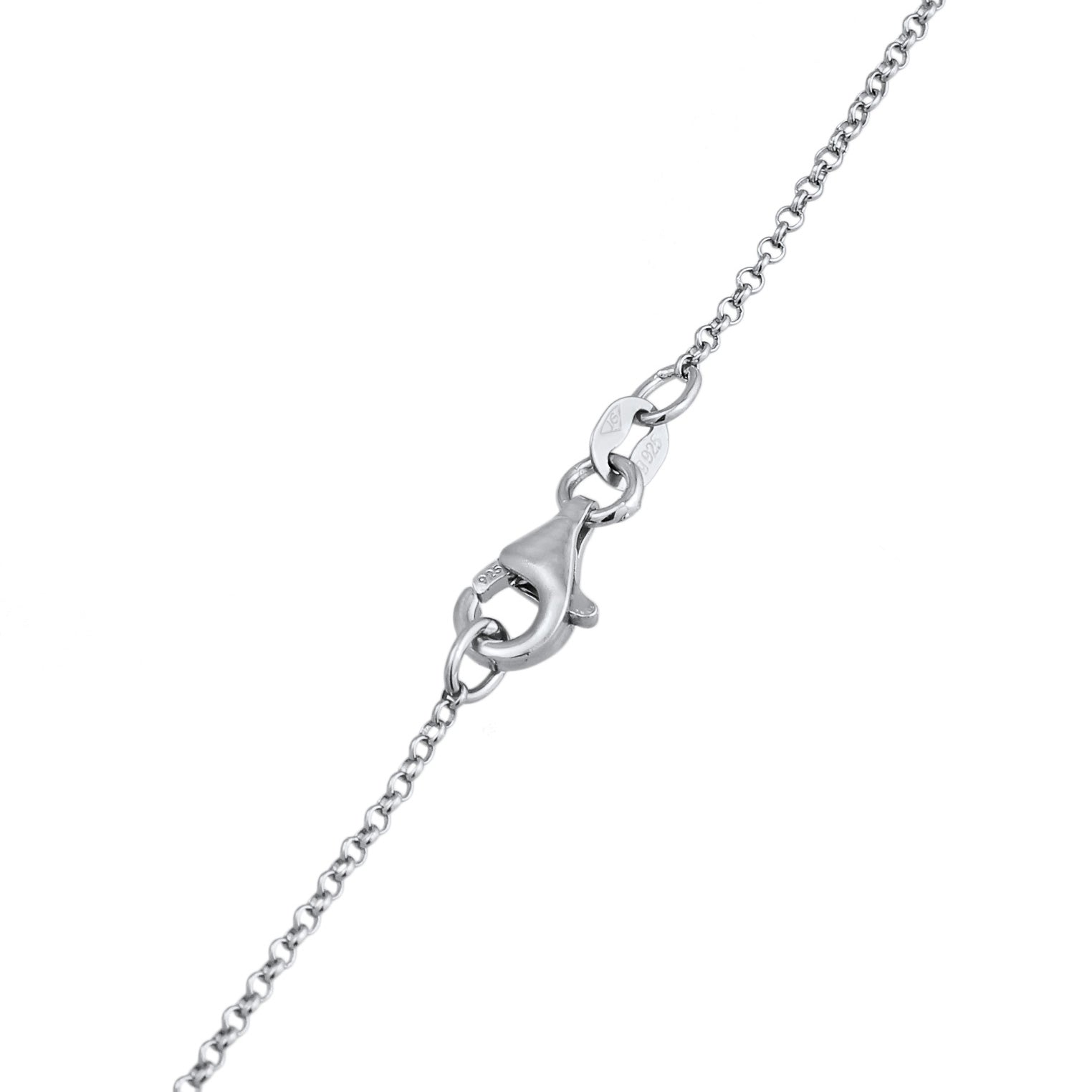 Silber - Elli | Y-Kette | Zirkonia (Weiß) | 925 Sterling Silber