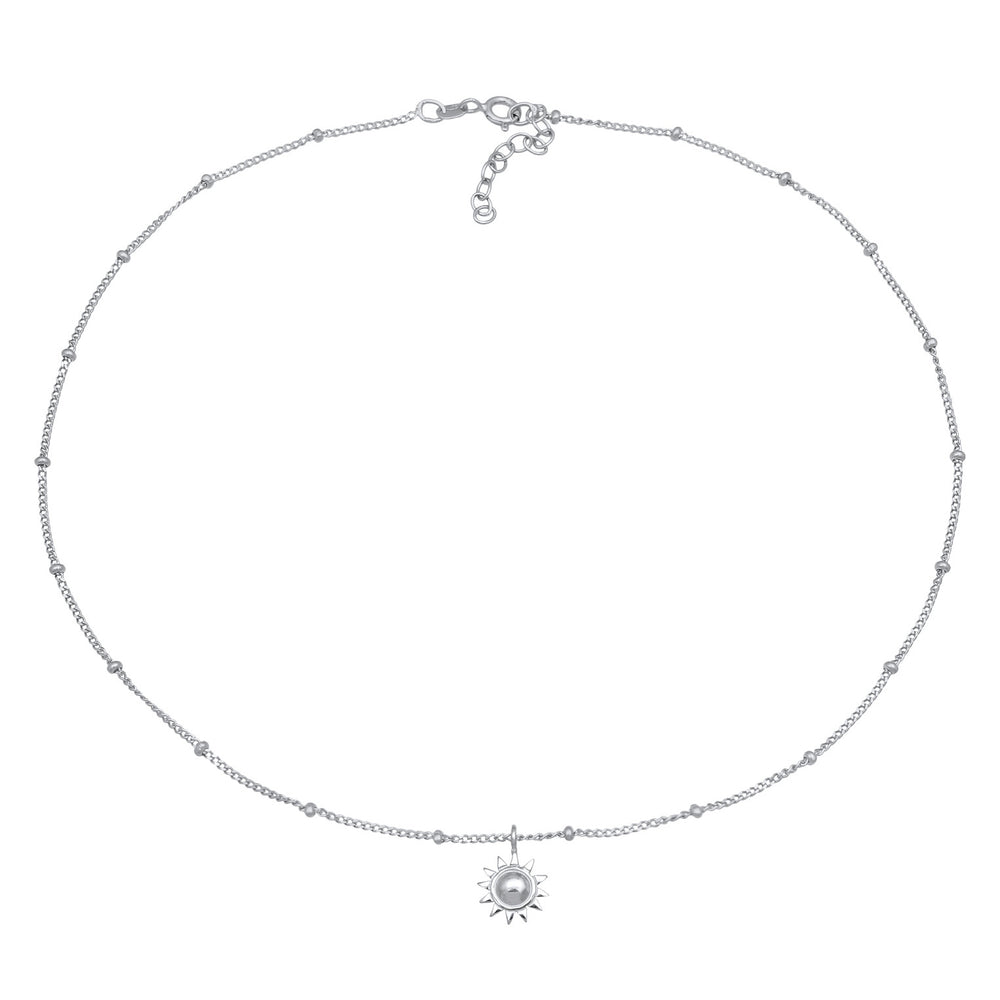 Choker Anhänger Sonne