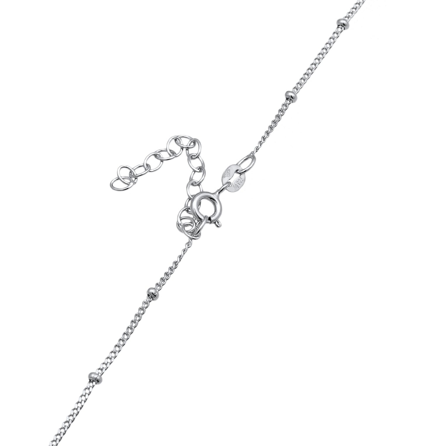 Silber - Elli | Choker Anhänger Sonne | 925 Sterling Silber