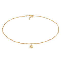 Choker Anhänger Sonne