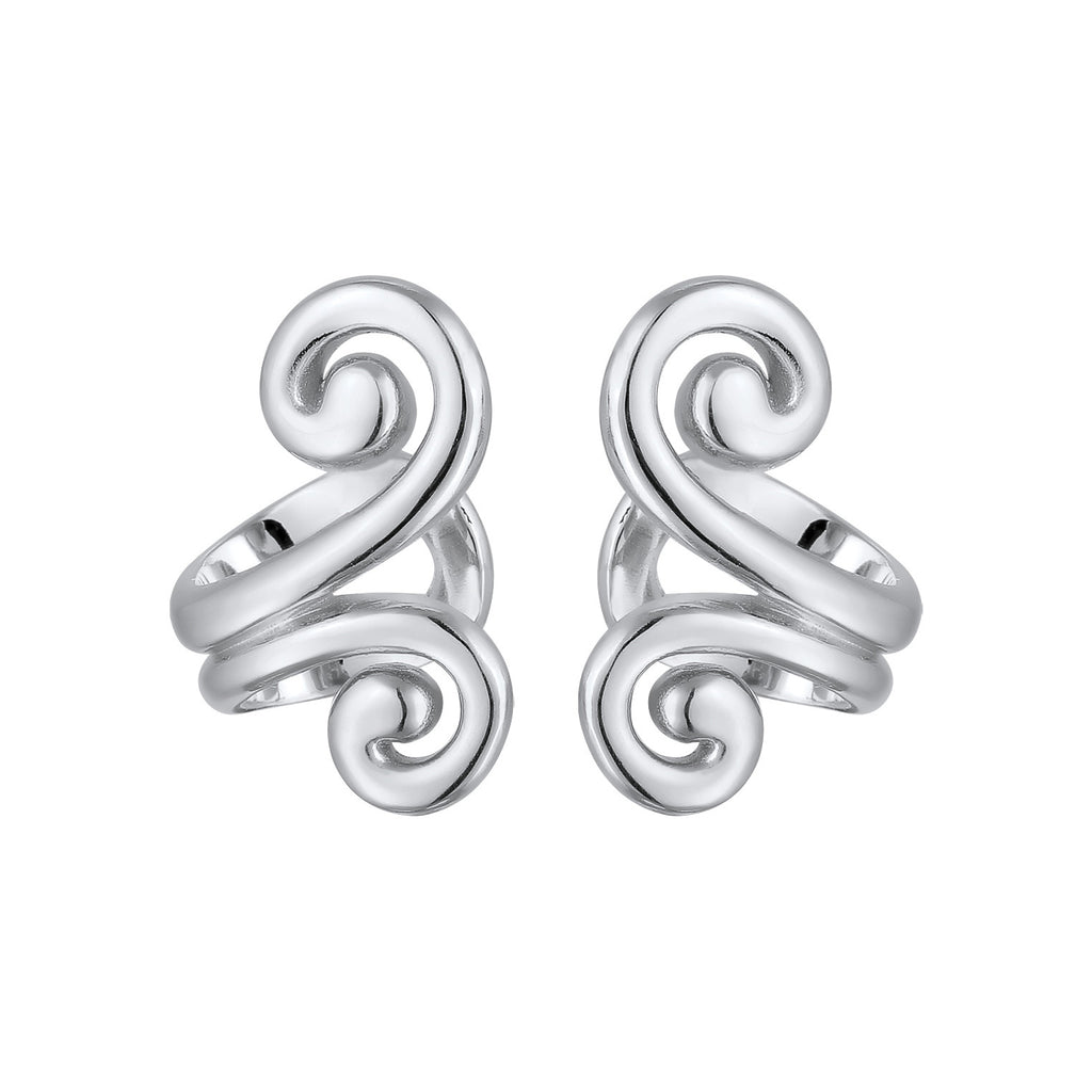 Silber - Elli | Earcuff Spirale | 925 Sterling Silber