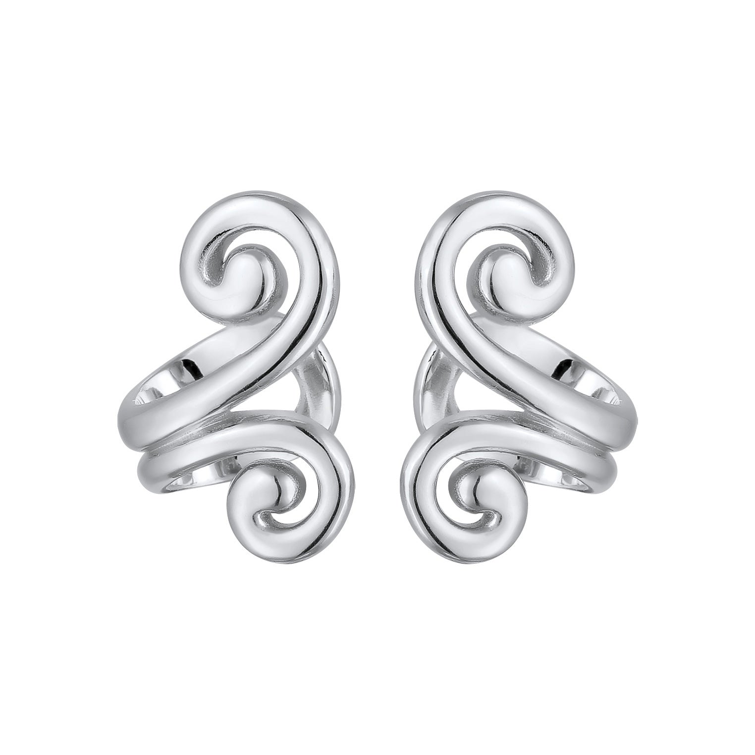 Silber - Elli | Earcuff Spirale | 925 Sterling Silber