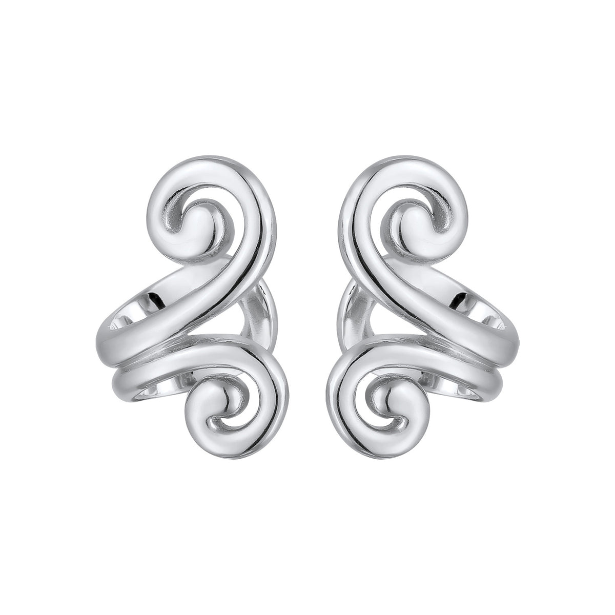 Silber - Elli | Earcuff Spirale | 925 Sterling Silber