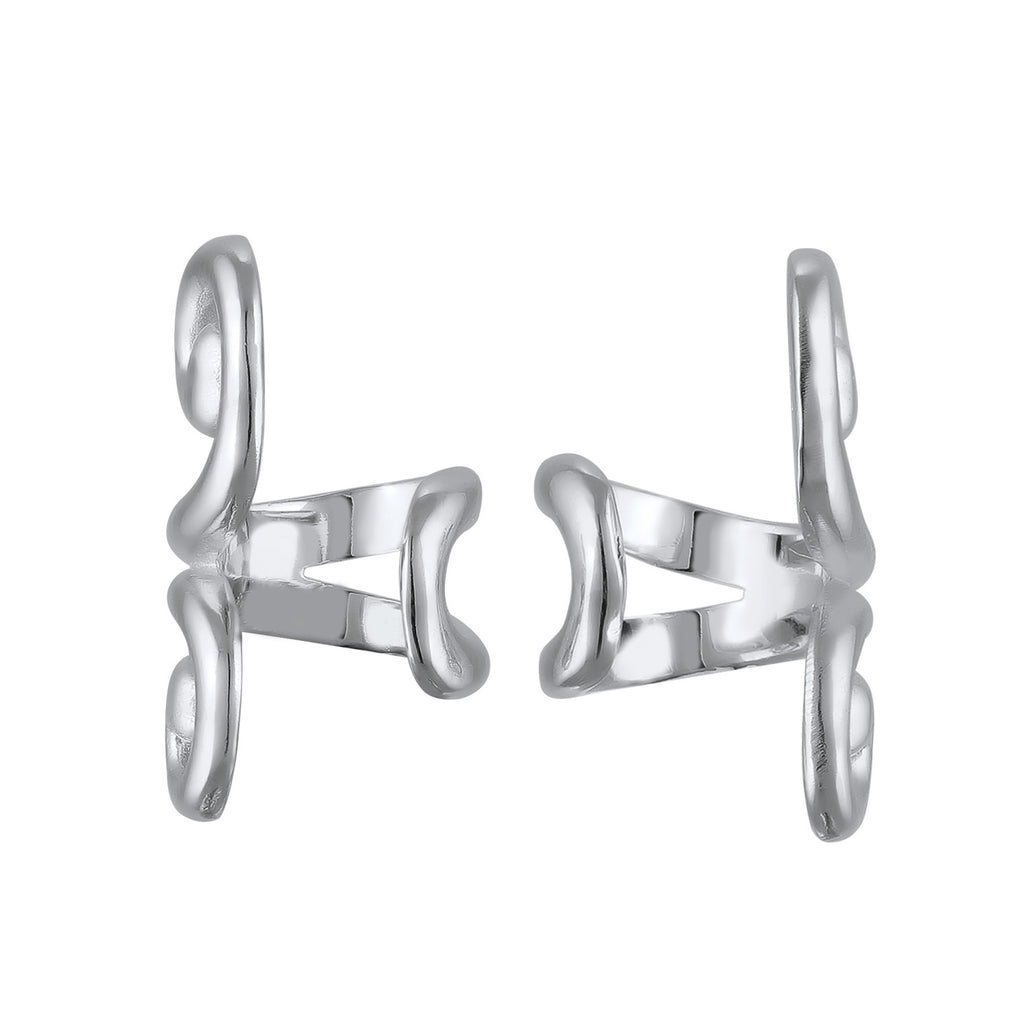Silber - Elli | Earcuff Spirale | 925 Sterling Silber