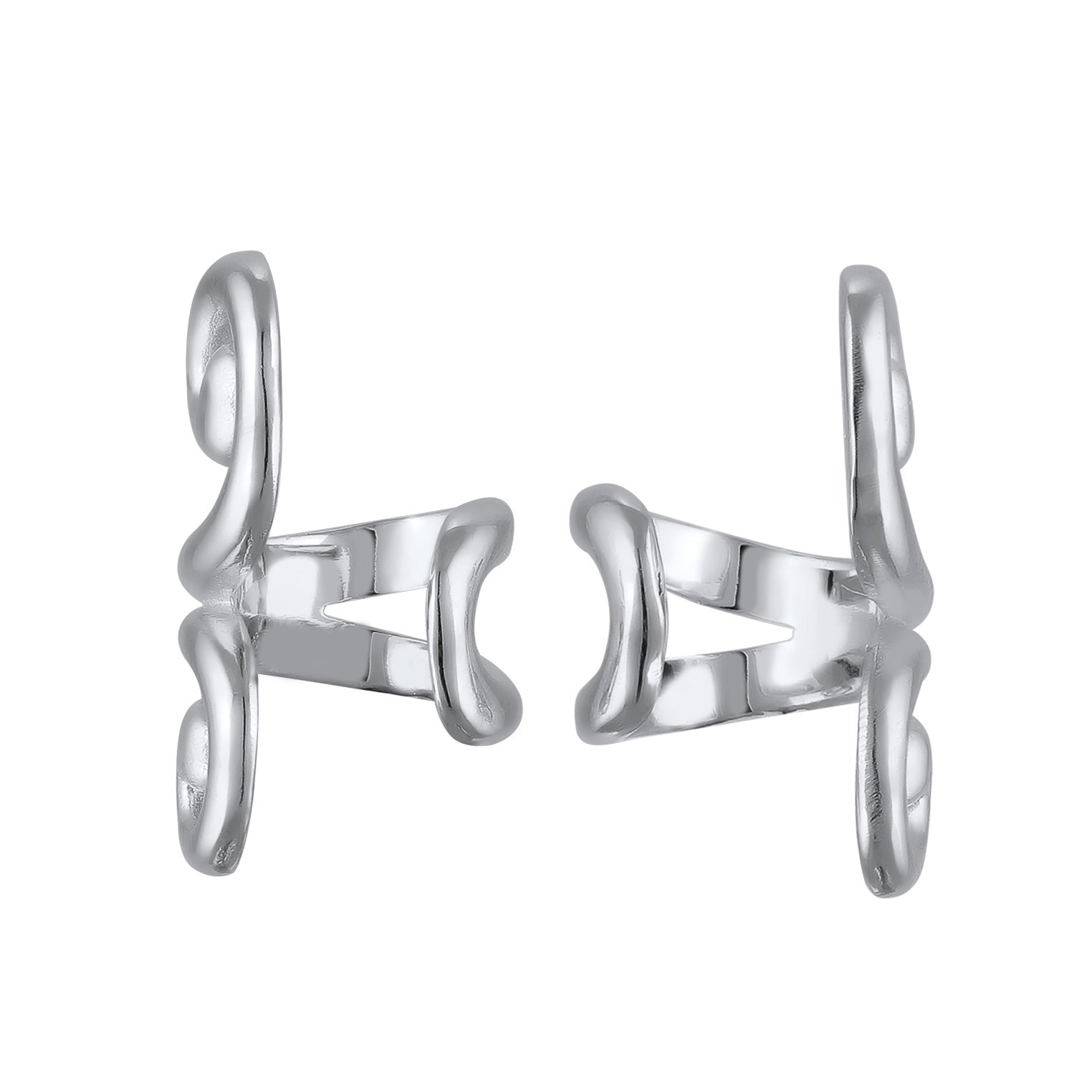 Silber - Elli | Earcuff Spirale | 925 Sterling Silber