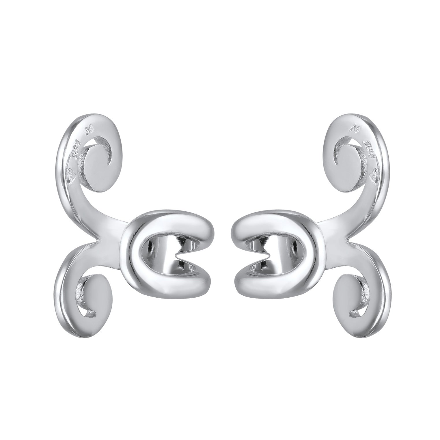 Silber - Elli | Earcuff Spirale | 925 Sterling Silber