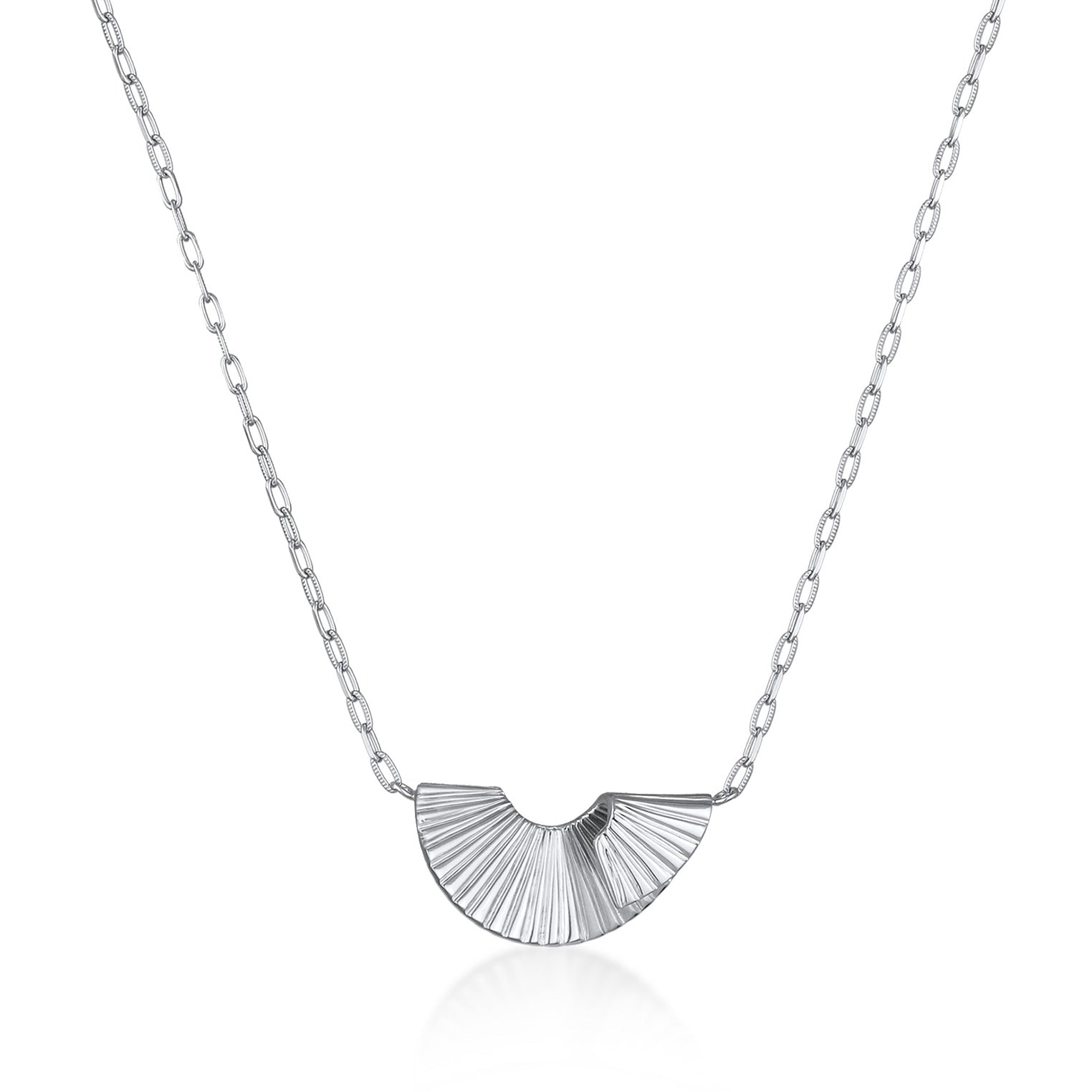 Silber - Elli PREMIUM | Halskette Anhänger Organic | 925 Sterling Silber